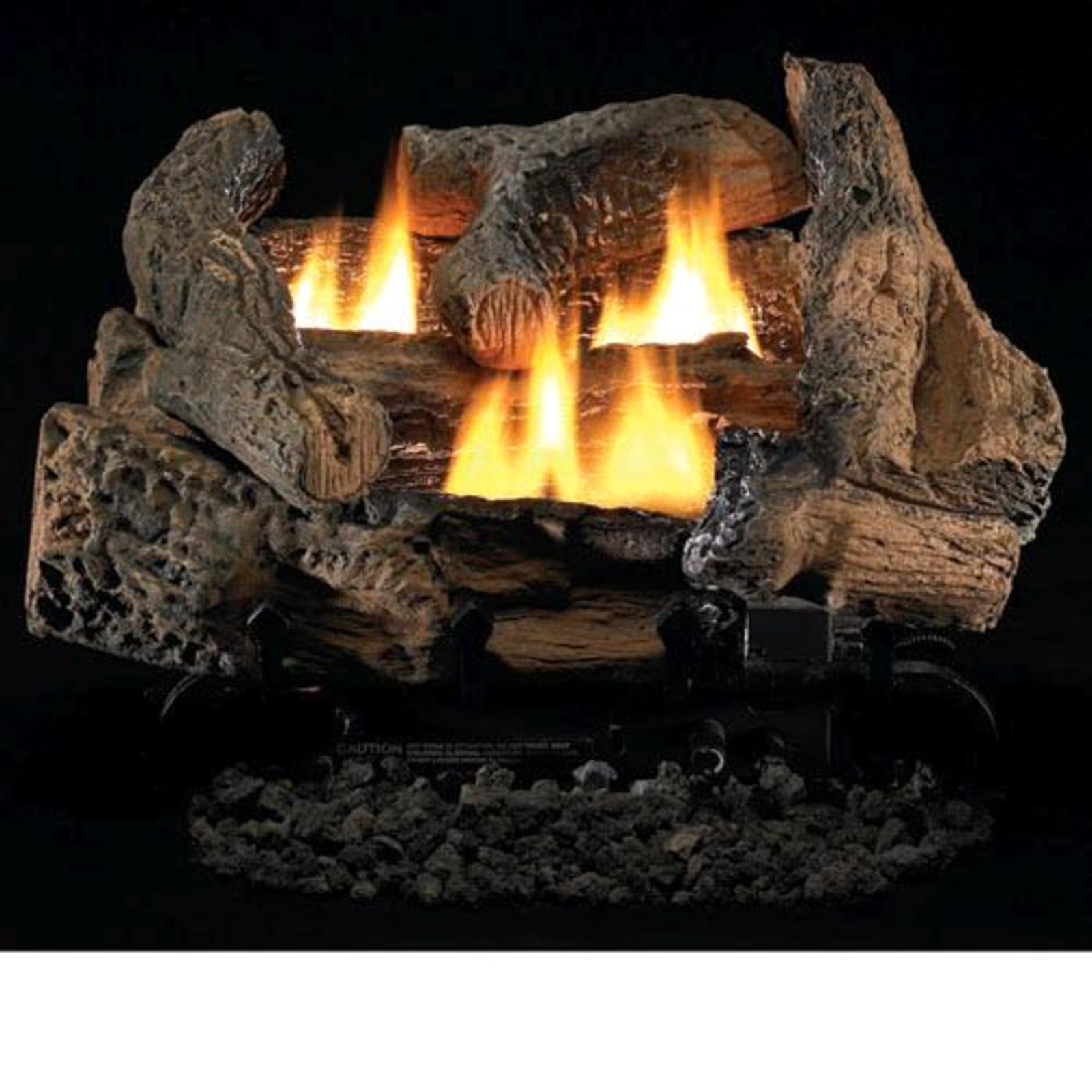 Fireside America Tupelo 2 Vent Free 24" Gas Logs with Millivolt Control