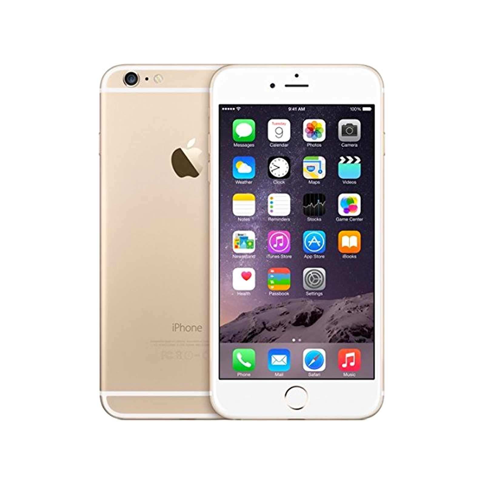 Apple 128GB iPhone 6 Plus Unlocked with AT&T - White/Gold