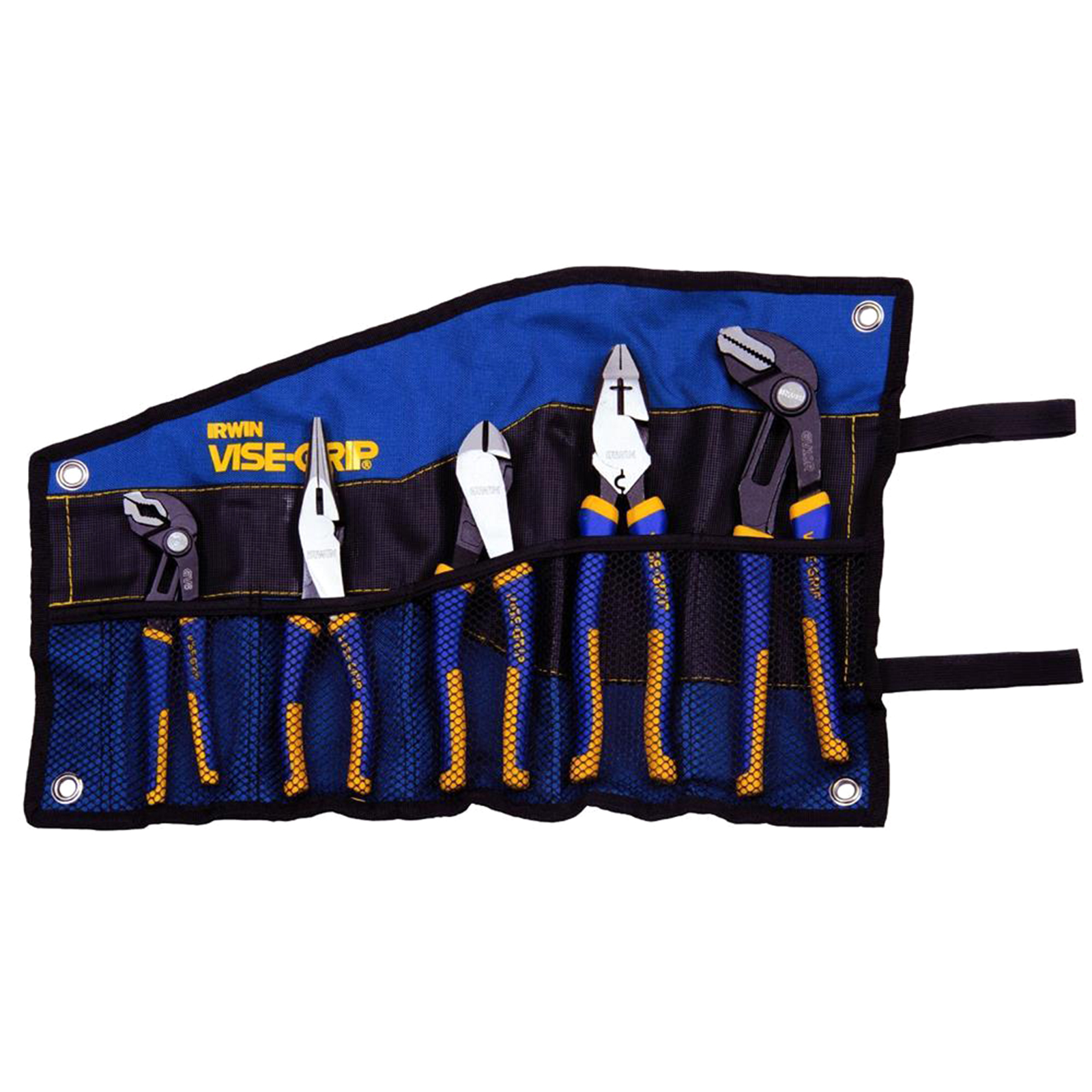 Vise Grip ViseGrip 5pc. GrooveLock Traditional Pliers Set with Roll Up Bag
