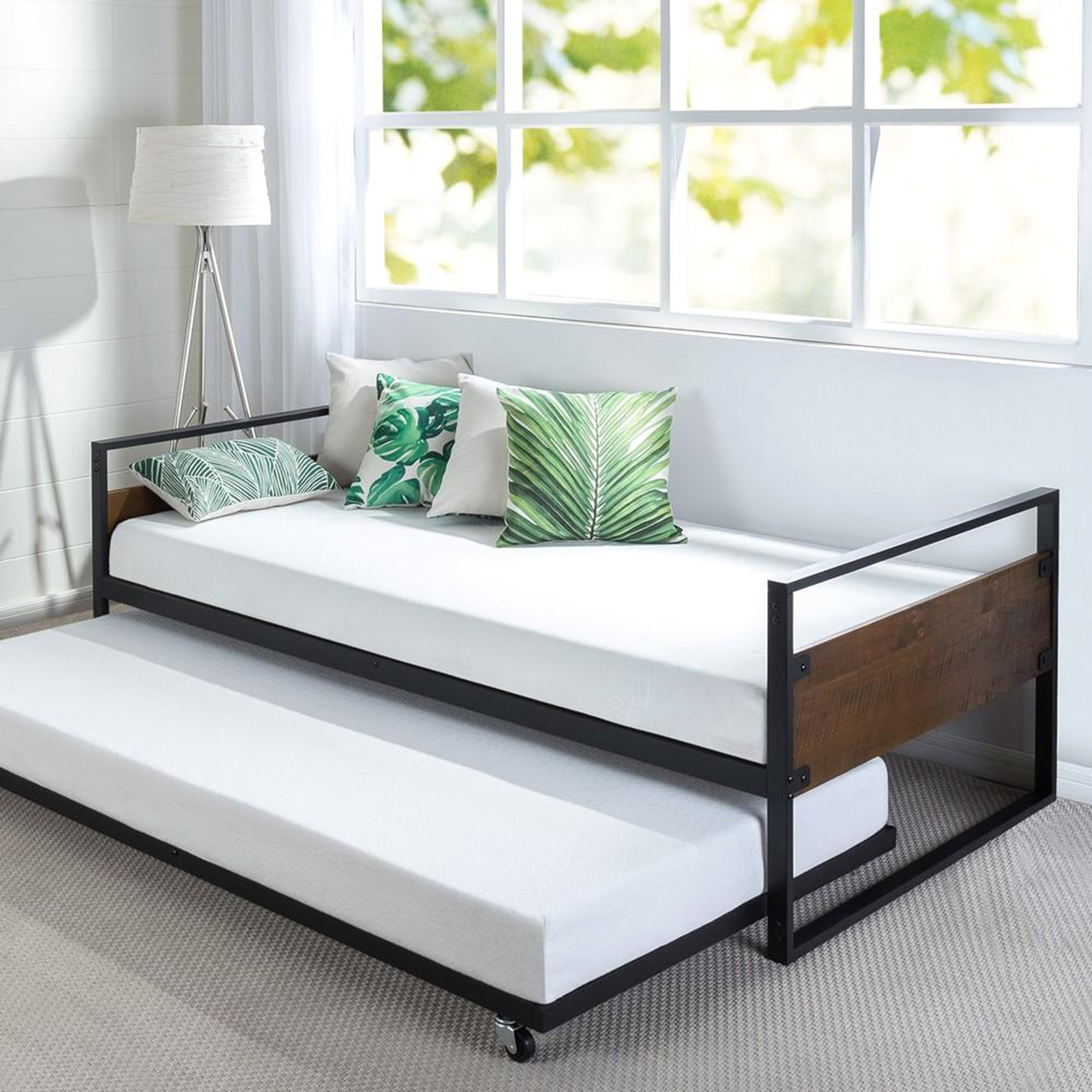 Zinus Twin Daybed and Trundle Frame Set