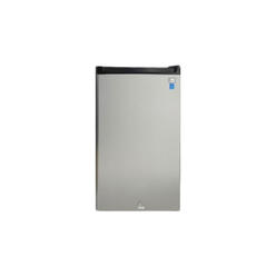 Avanti 4.5 CF Counterhigh Refrigerator - Black with Stainless Door