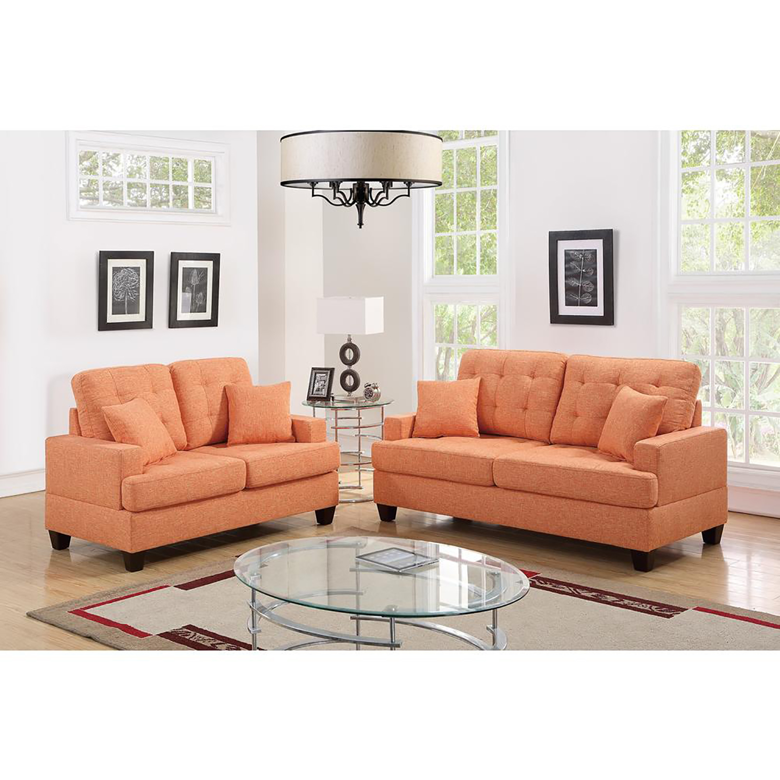 Orange Living Room Sets Collections On Sale Sears