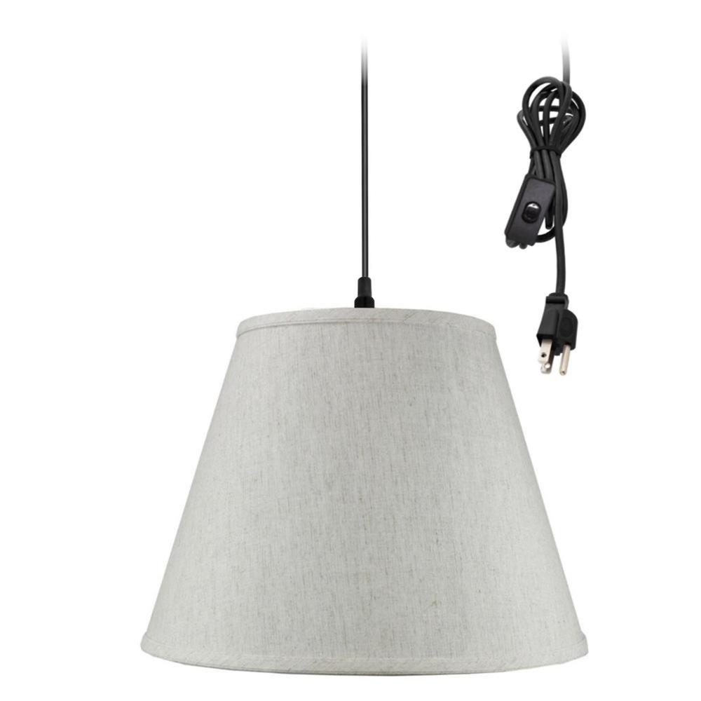HOME Concept Plug In Pendant Lamp - Oatmeal