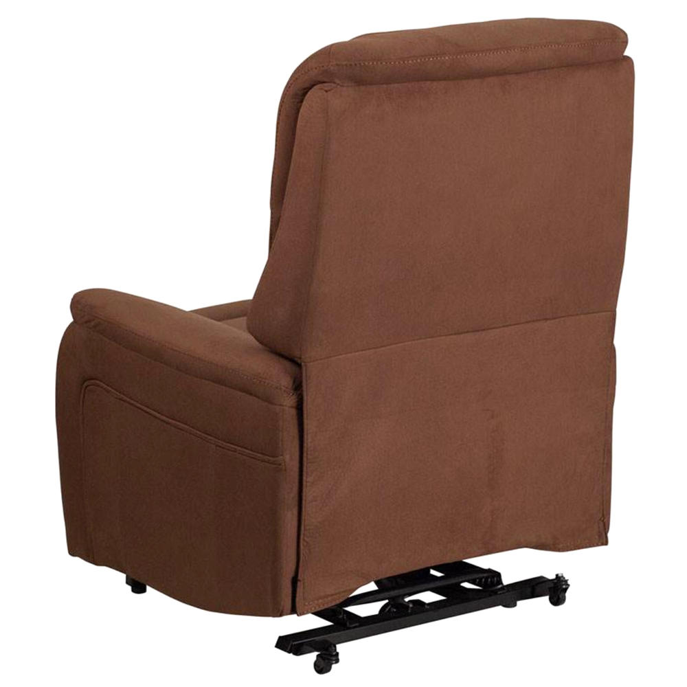 Flash Furniture Hercules Remote Powered Microfiber Lift Recliner Brown