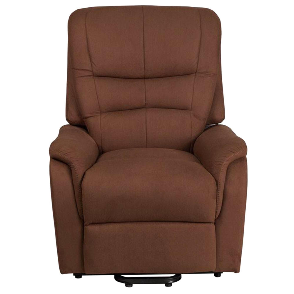 Flash Furniture Hercules Remote Powered Microfiber Lift Recliner Brown