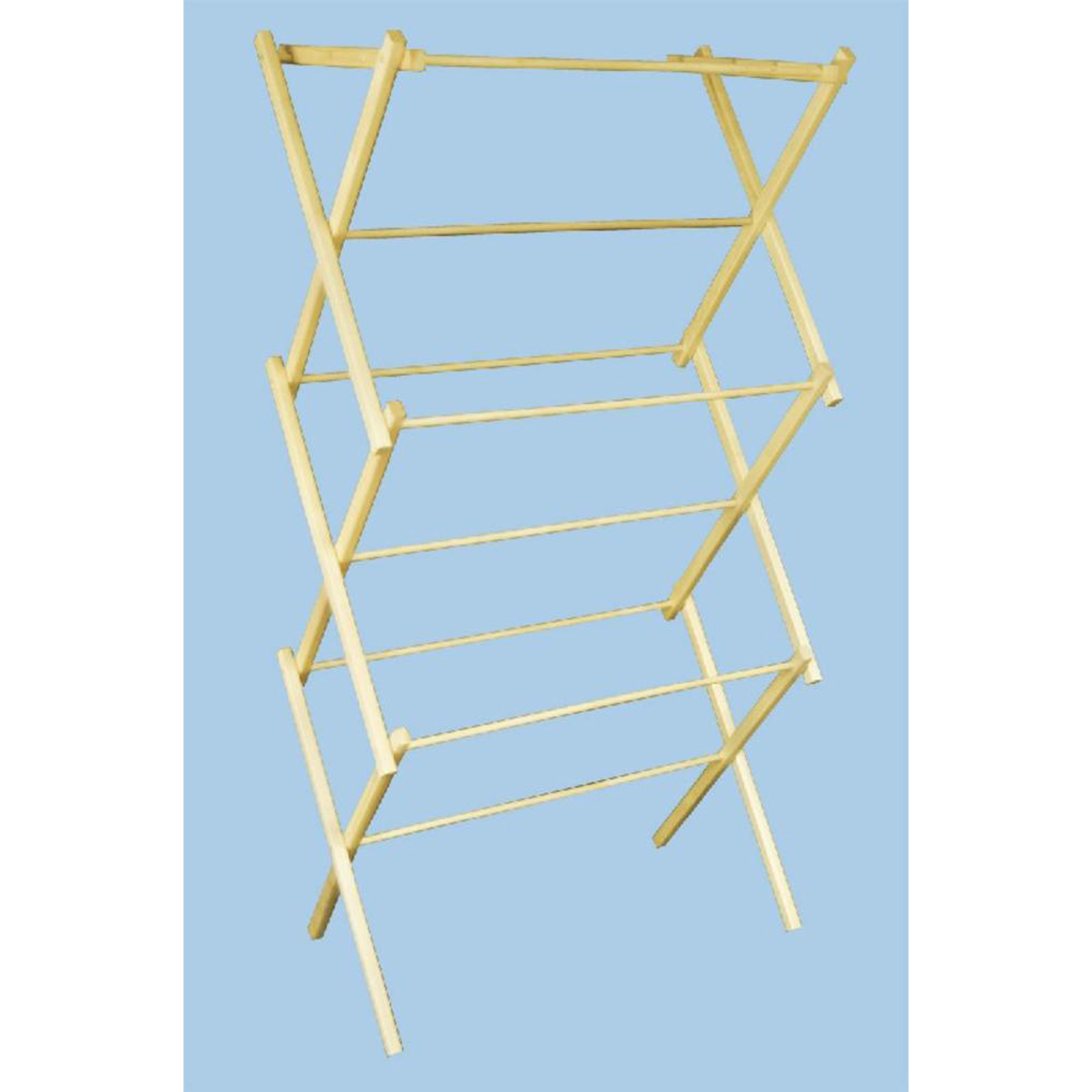 Robbins Home Goods Wooden Folding Clothes Drying Rack