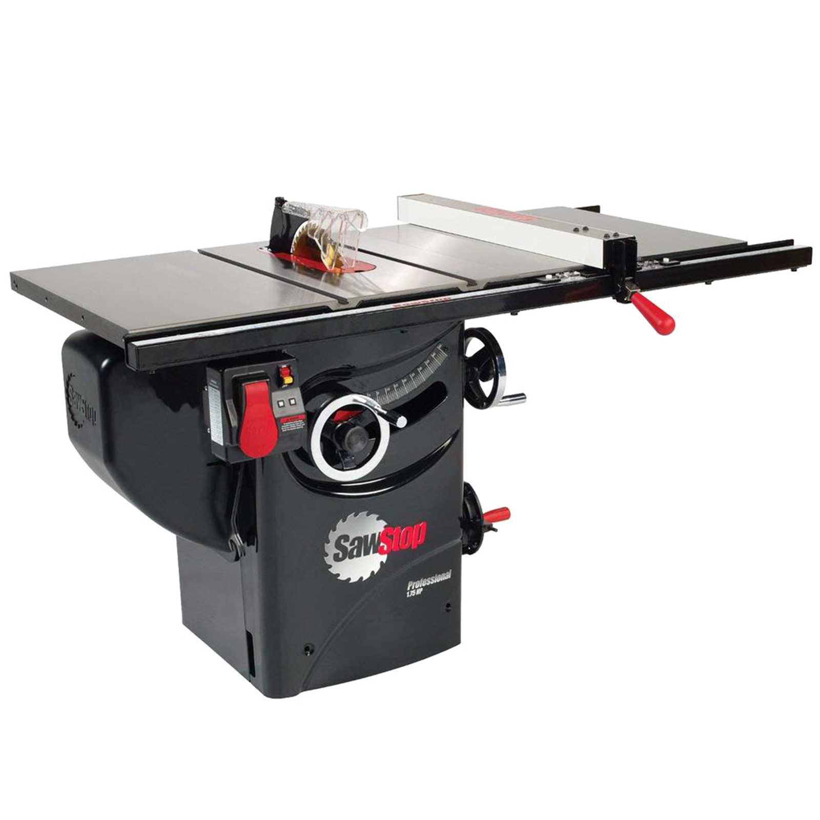 SawStop 1.75HP 10" Professional Fence Cabinet Saw