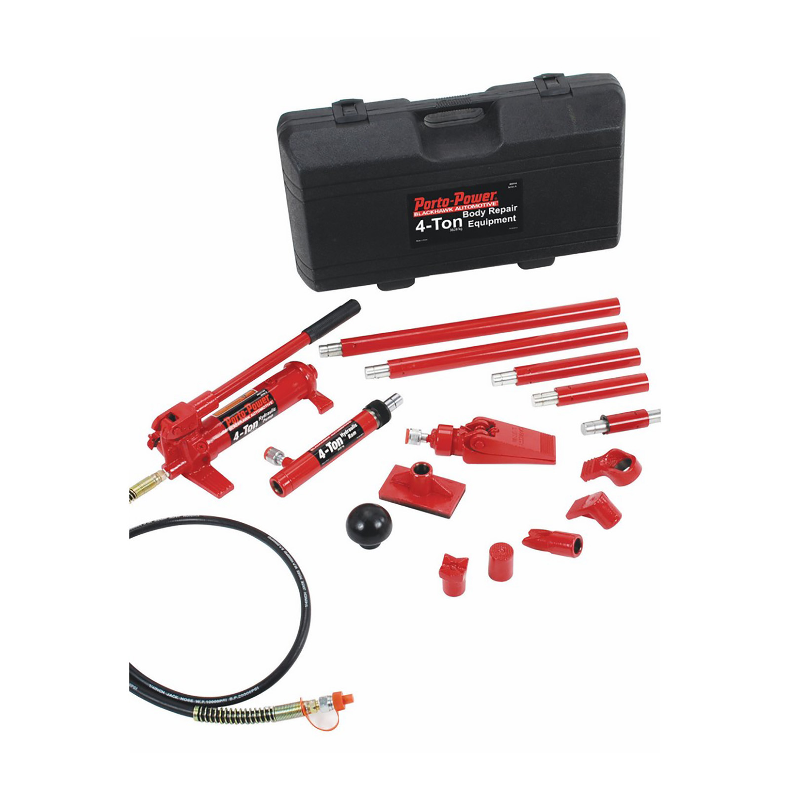 Blackhawk Automotive 4 Ton Porto Power Hydraulic Collision Repair Kit