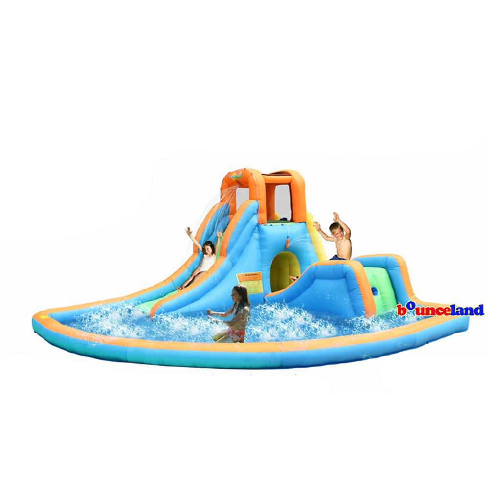 Bounceland Cascade Water Slides with Large Pool