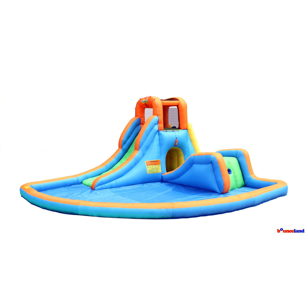 Bounceland Cascade Water Slides with Large Pool