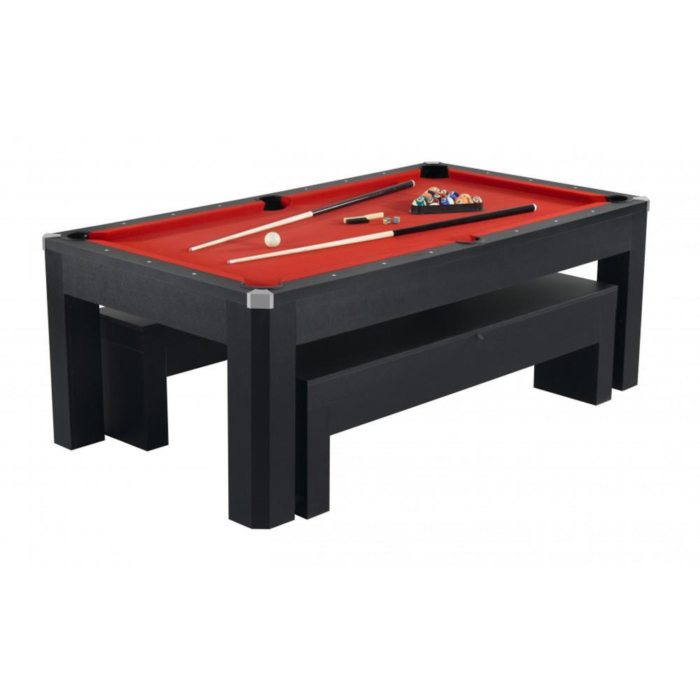 Park Avenue from FamilyPoolFun.com 7' Pool Table Set With Bench