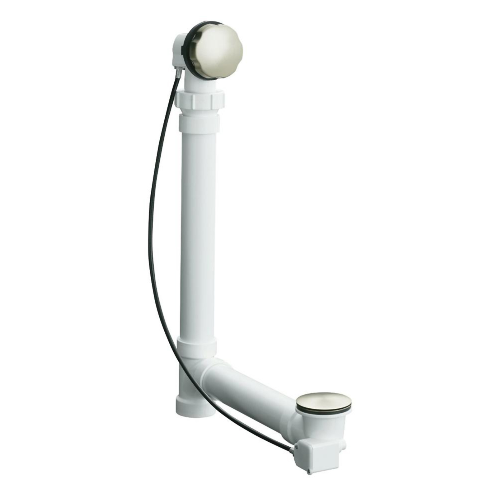 Kohler Clearflo Cable Bath Drain - Brushed Nickel
