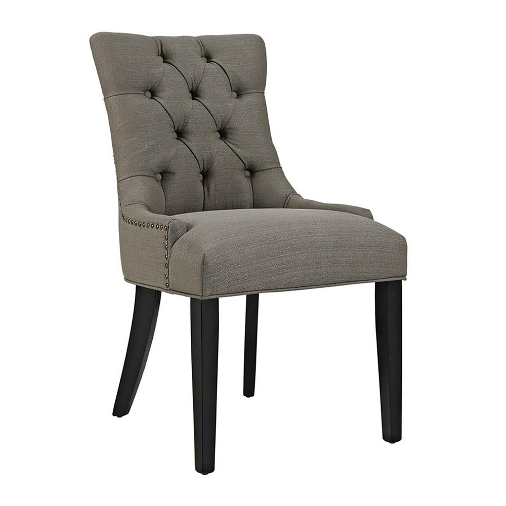 Modway Regent Fabric Upholstered Dining Chair - Granite