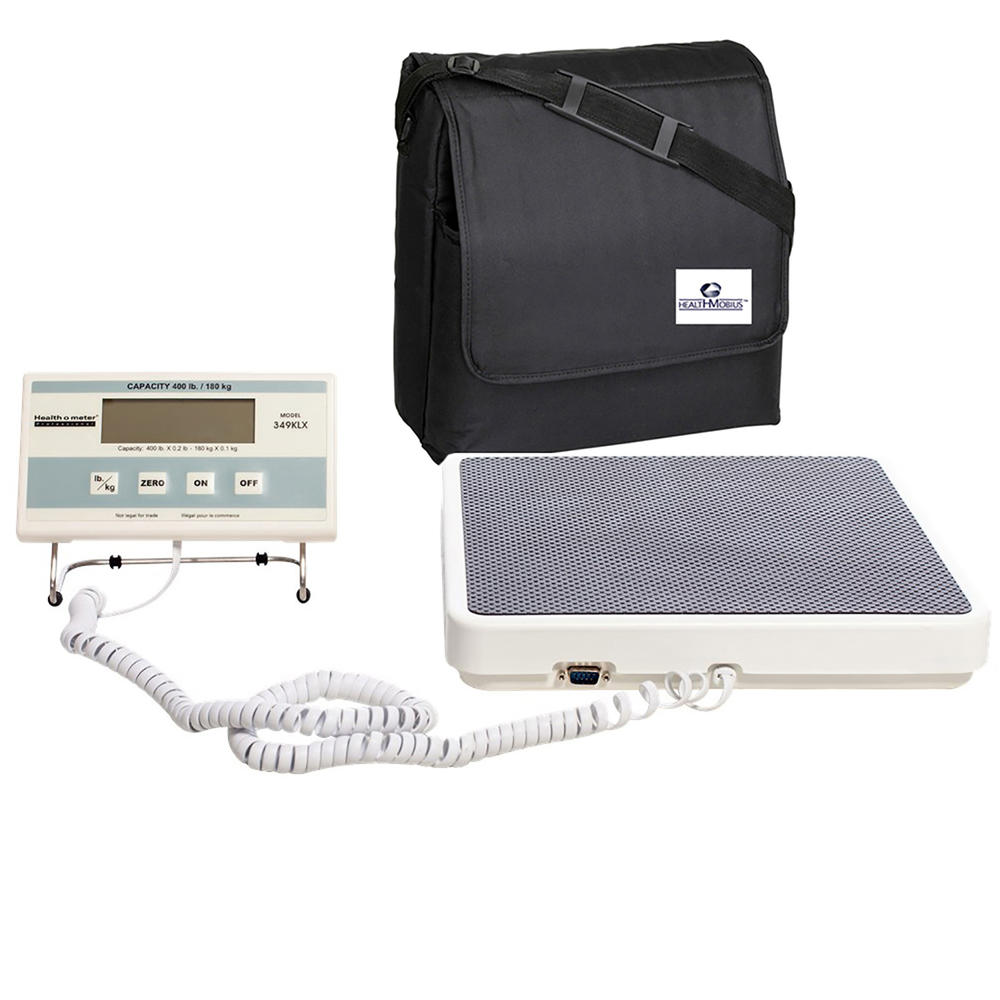 Healthometer 349KLX Medical Remote Weight Scale with Carry Case
