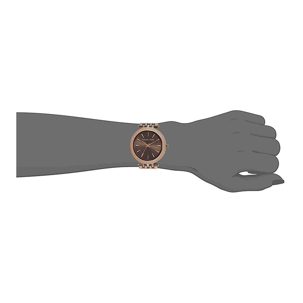 Michael Kors MK3416 Women's Darci Stainless Steel Watch - Sable/Rose Gold