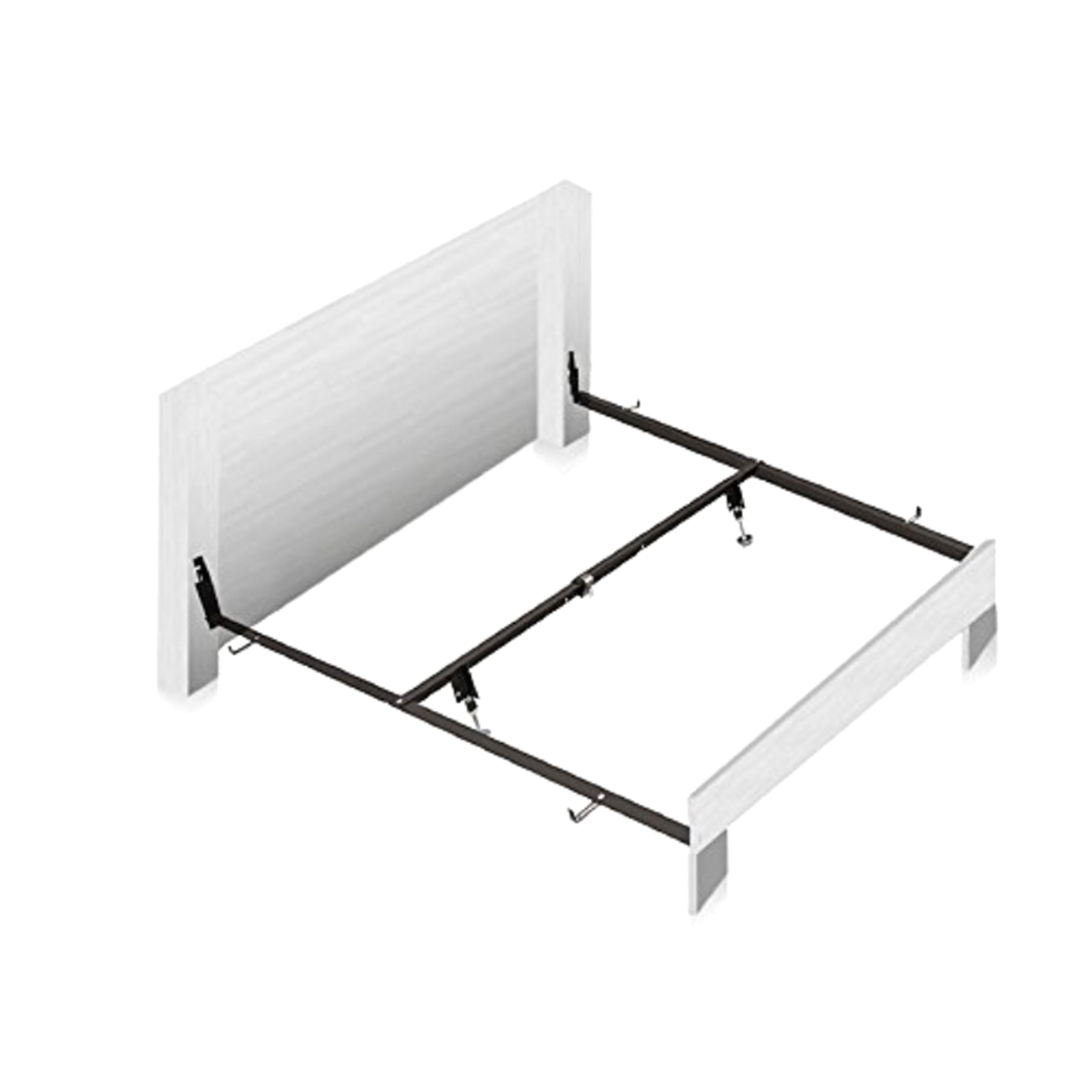 Hospitality Bed DRCV1L Steel Bed Rail System