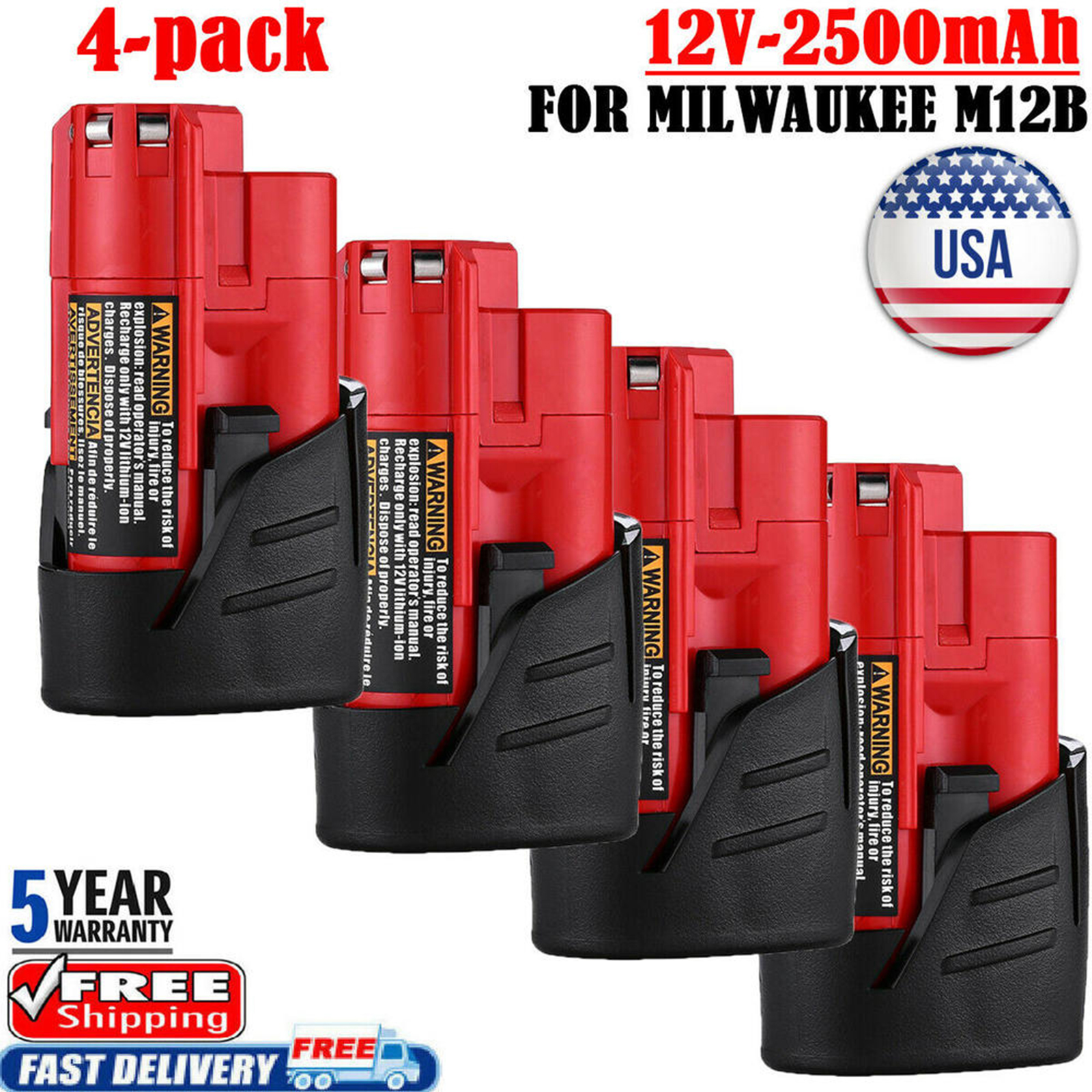 Milwaukee Power Tool Chargers Batteries Lithium Ion Battery Sears