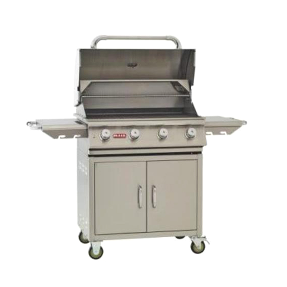 Bull Outdoor Products 4 Burner Propane Barbecue Grill with Cart