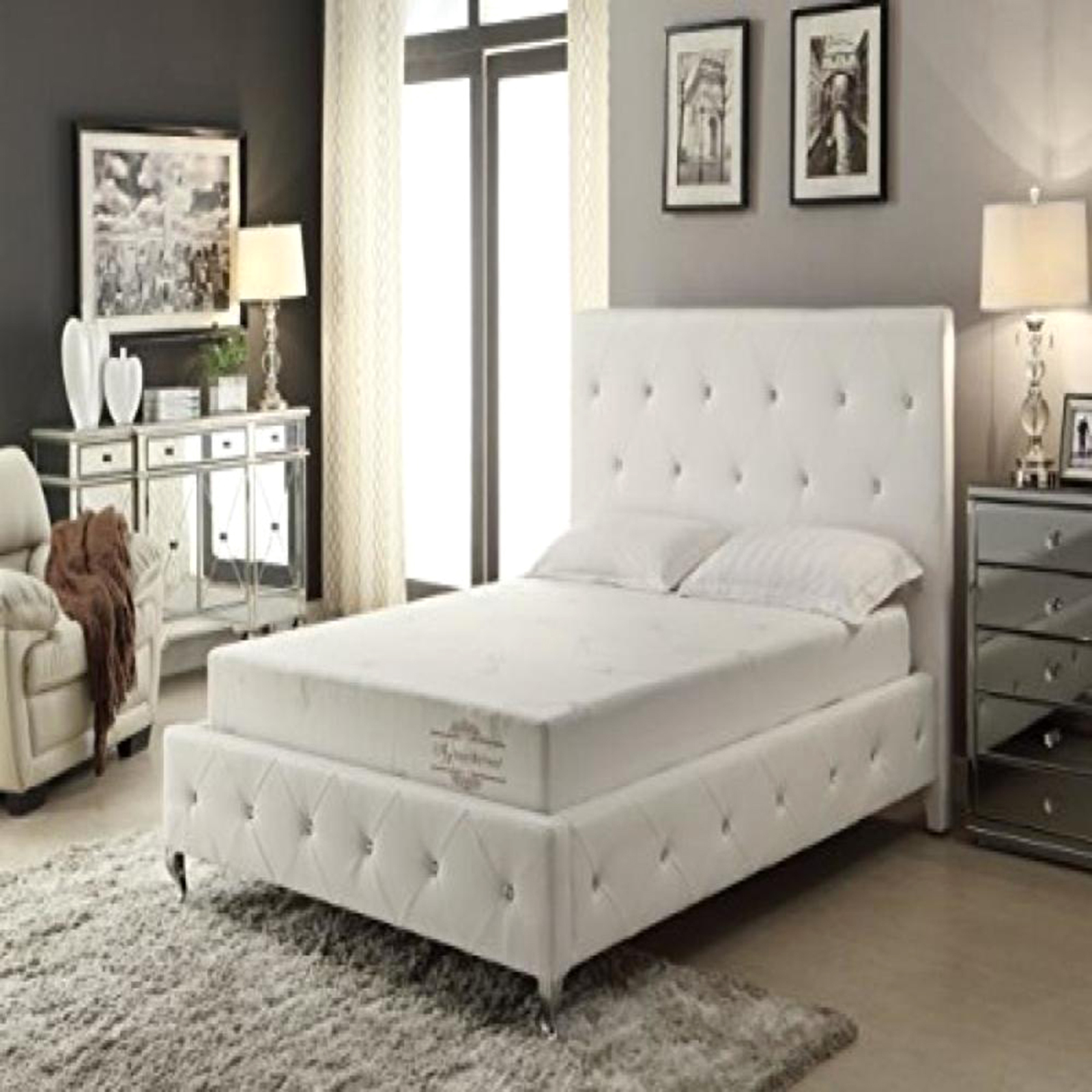 AC Pacific 8" Queen Memory Foam Mattress Sears Marketplace