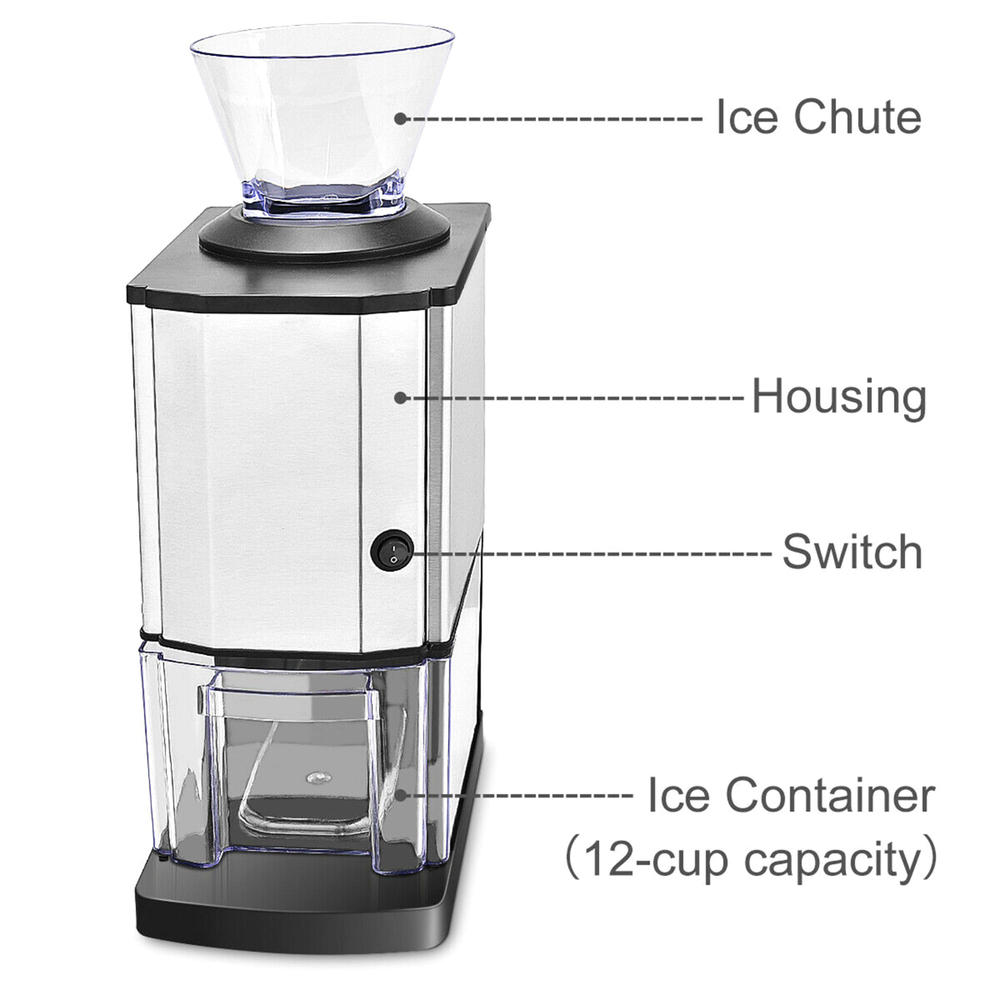 Goplus EP22862 Electric Ice Crusher Shaver Maker
