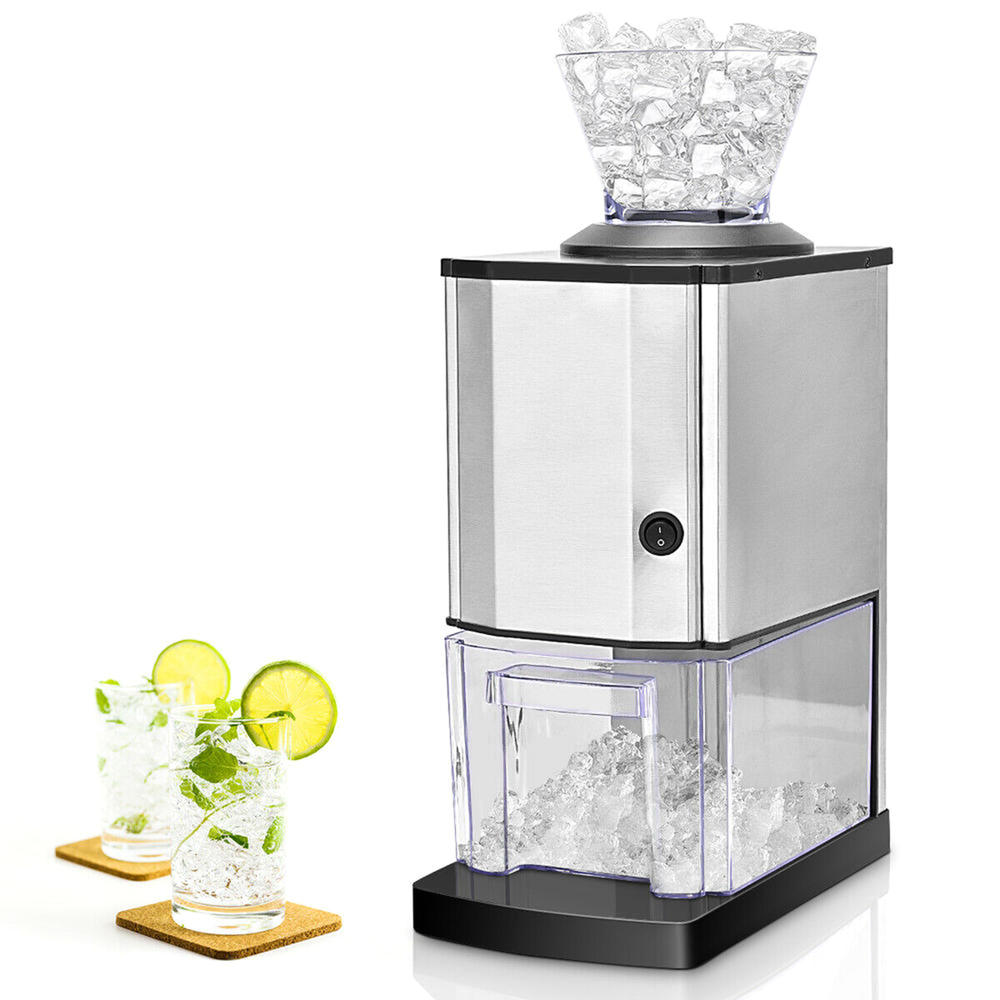 Costway Electric Stainless Steel Ice Crusher Machine Professional