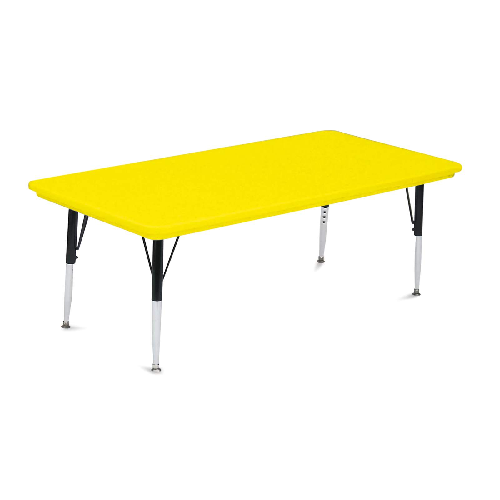Correll 60" Short Rectangular Activity Table - Yellow
