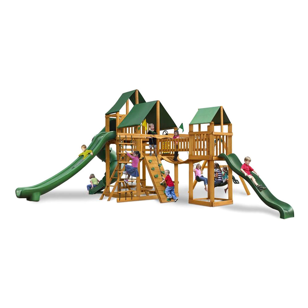 Gorilla PlaySets 27' Swing Set with Amber Posts