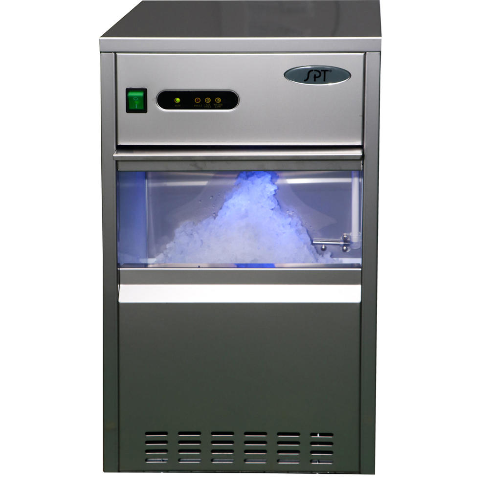 SPT SZB21 66lb Automatic Flake Ice Maker - Stainless Steel