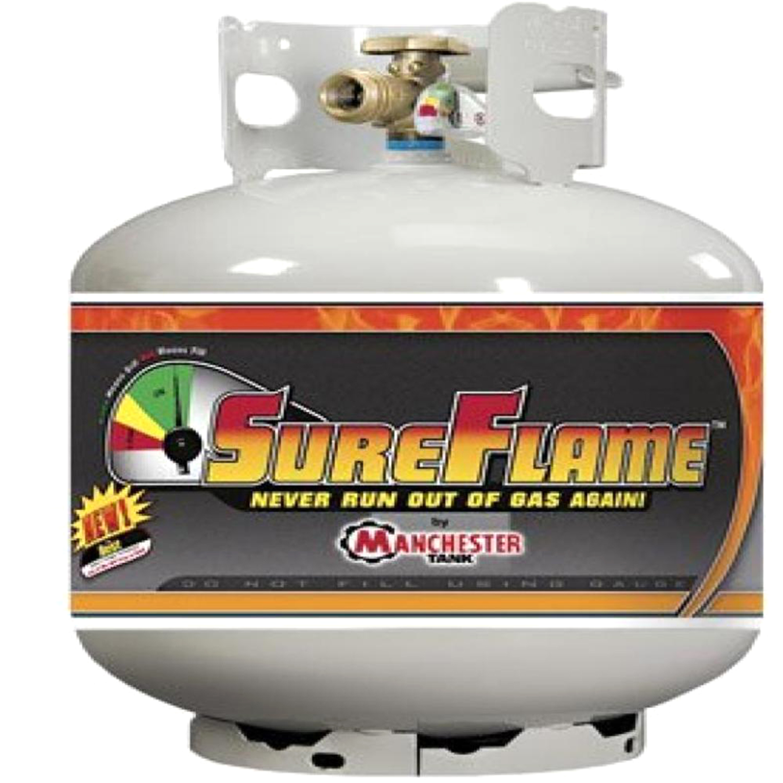 Manchester Tank & Equipment 20lb Sureflame Propane Cylinder White
