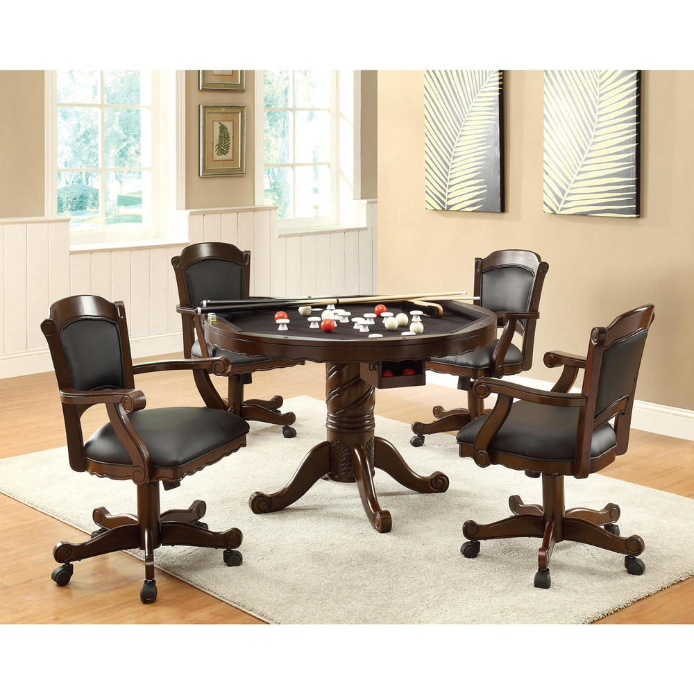 Coaster Turk Collection 3-in-1 Game Table - Brown