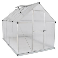 Palram - Canopia HG5010 Mythos Greenhouse - 6 x 10 ft. - Silver