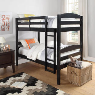Twin Over Bunk Bed, Cherry Bunk Beds