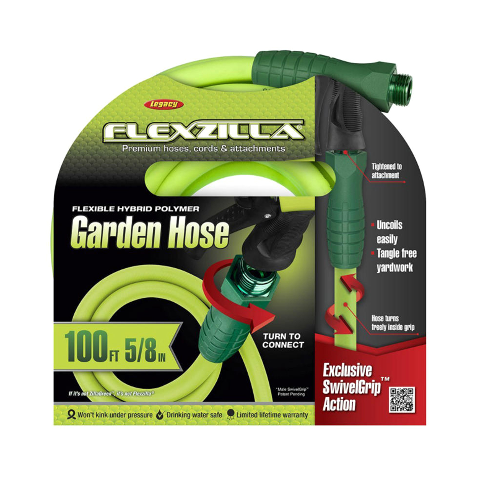 Flexzilla Swivelgrip 100 Lightweight Garden Hose Sears Marketplace