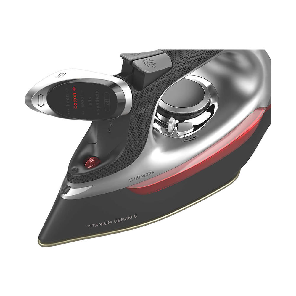 CHI Steam 13102 Electronic Steam Iron with 8' Retractable Cord