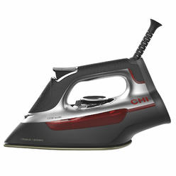CHI Steam Iron for Clothes with Titanium Infused Ceramic Soleplate, 1700 Watts, XL 10â€™ Cord, 3-Way Auto Shutoff, 300+
