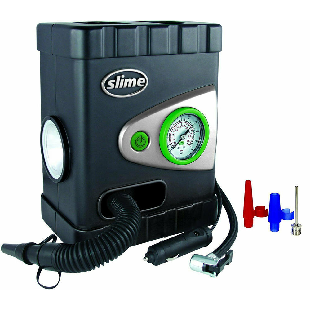 Slime 40034 12V 2pc. Deluxe All-Purpose Tire Inflator Set