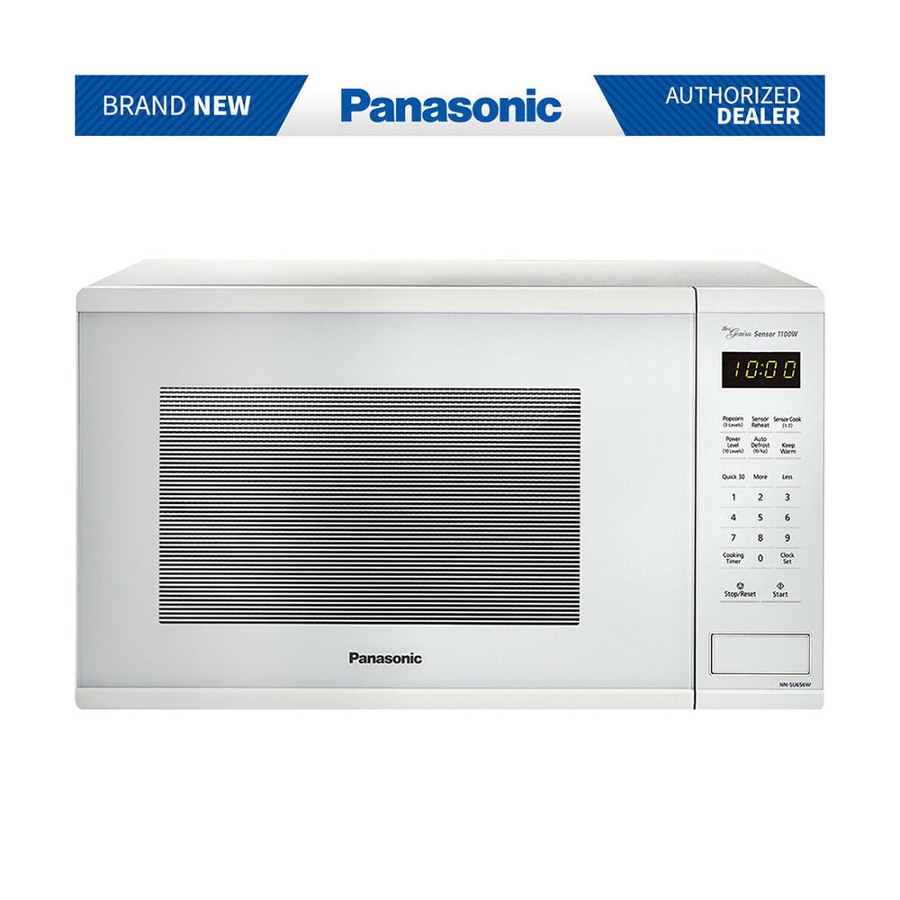 Panasonic NNSU656W 1.3cu.ft. Countertop Microwave w/ Genius Cooking