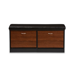 Baxton Studio Foley Entryway Bench Shoe Rack - Sears ...
