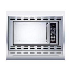 Summit Appliance Summit OTR24 24 Inch Stainless Steel Built In 0.9 cu. ft. Capacity Microwave Oven with Trim Kit