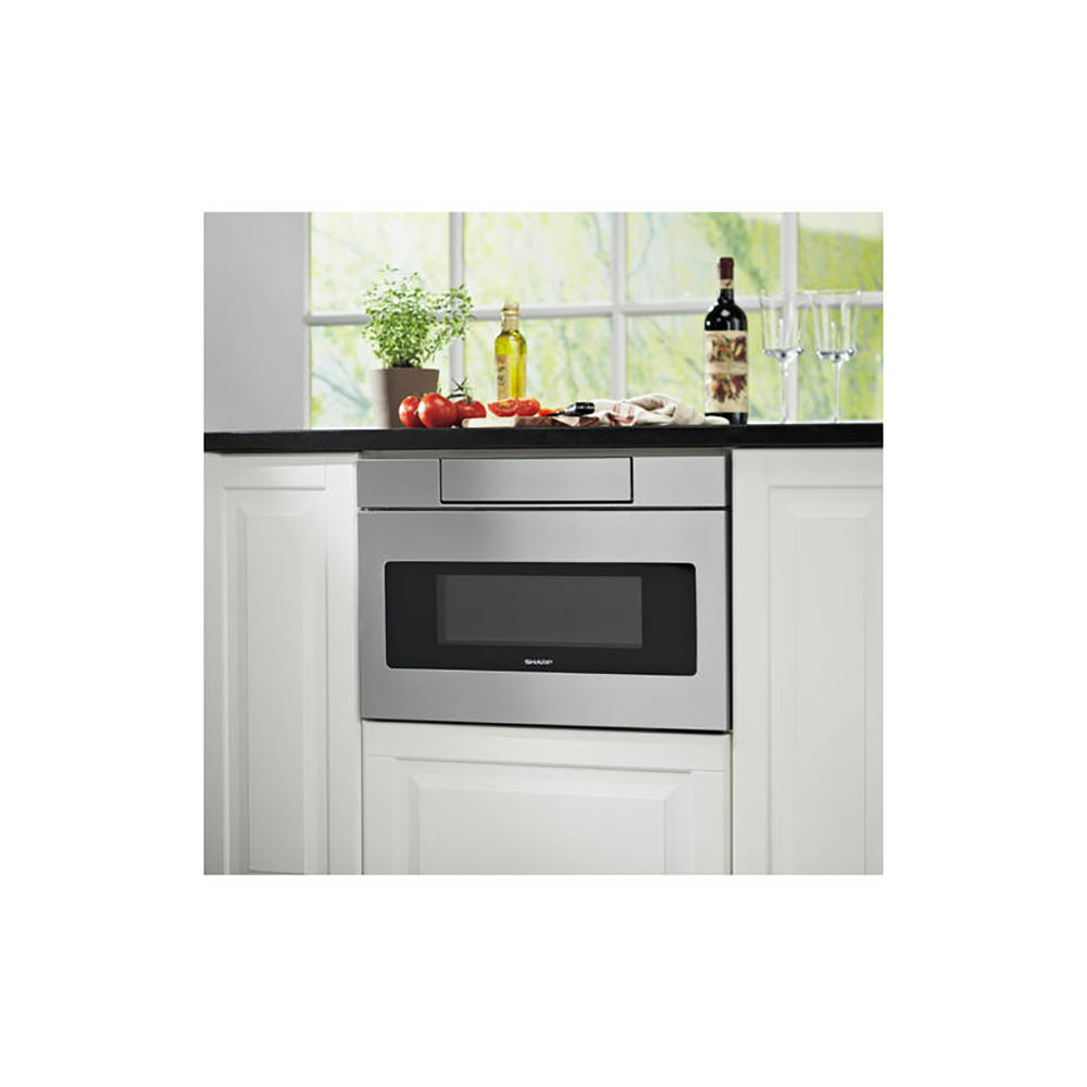 Sharp SMD2470ASY 24" Stainless Steel Microwave Drawer w/ 1.2 cu.ft