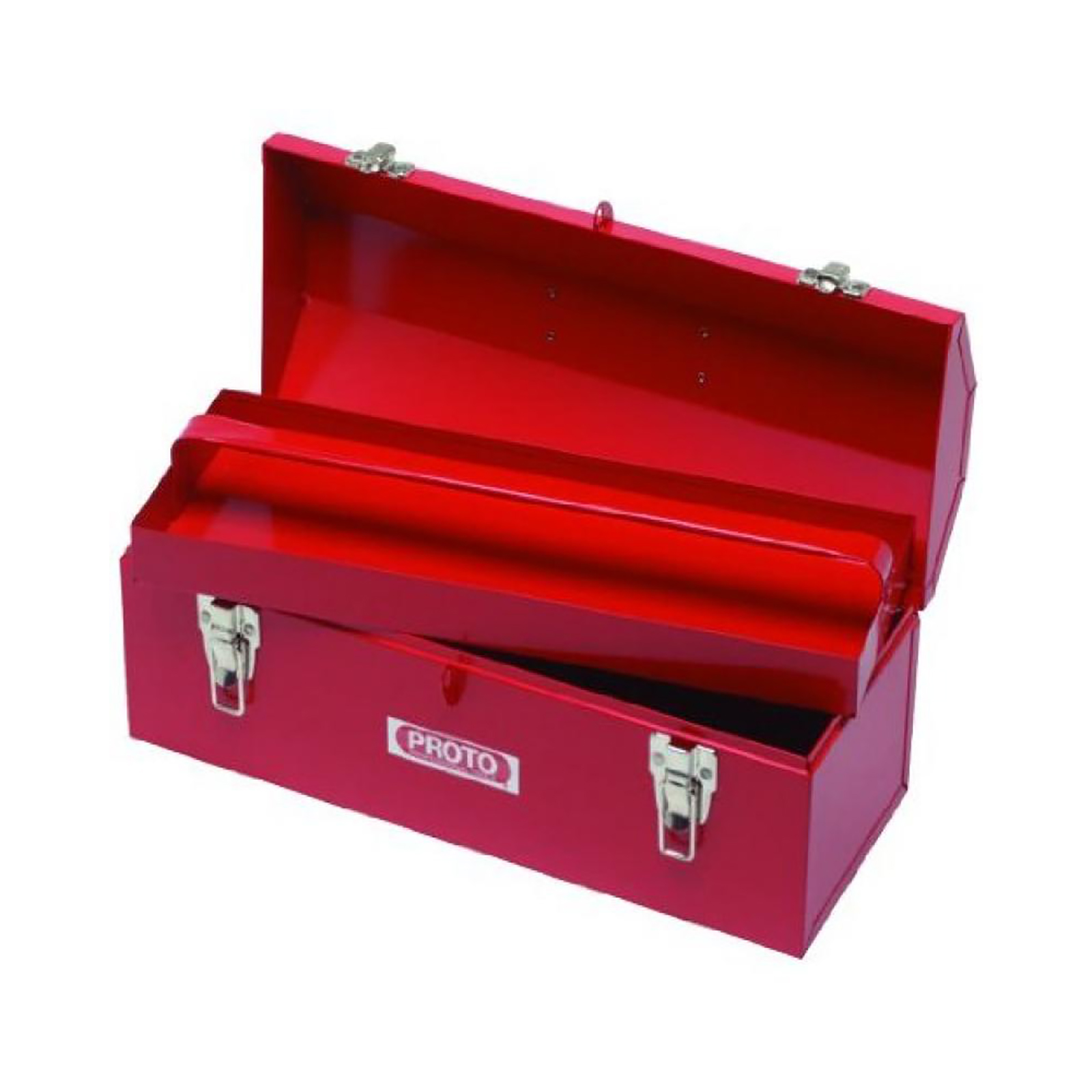 Stanley Steel Hip Roof Tool Box - Safety Red
