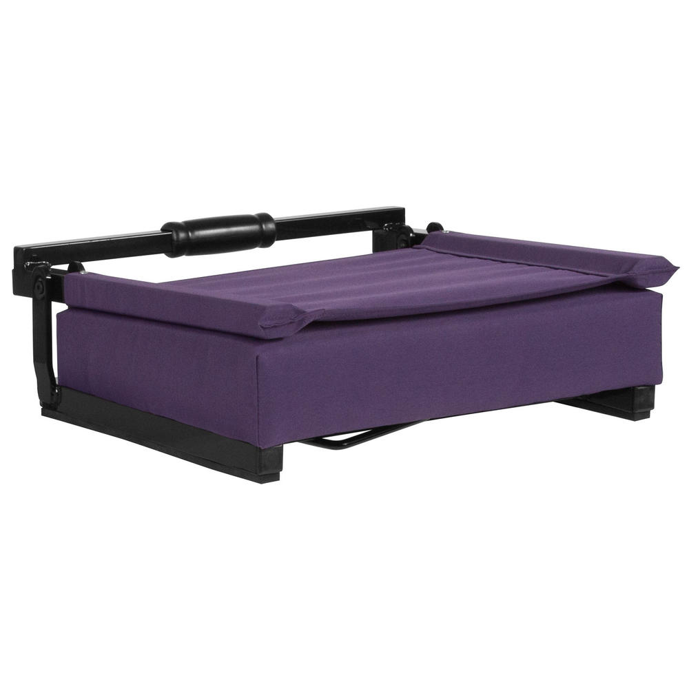Flash Furniture XU-STA-DKPUR-GG Grandstand Comfort Stadium Seat - Dark Purple