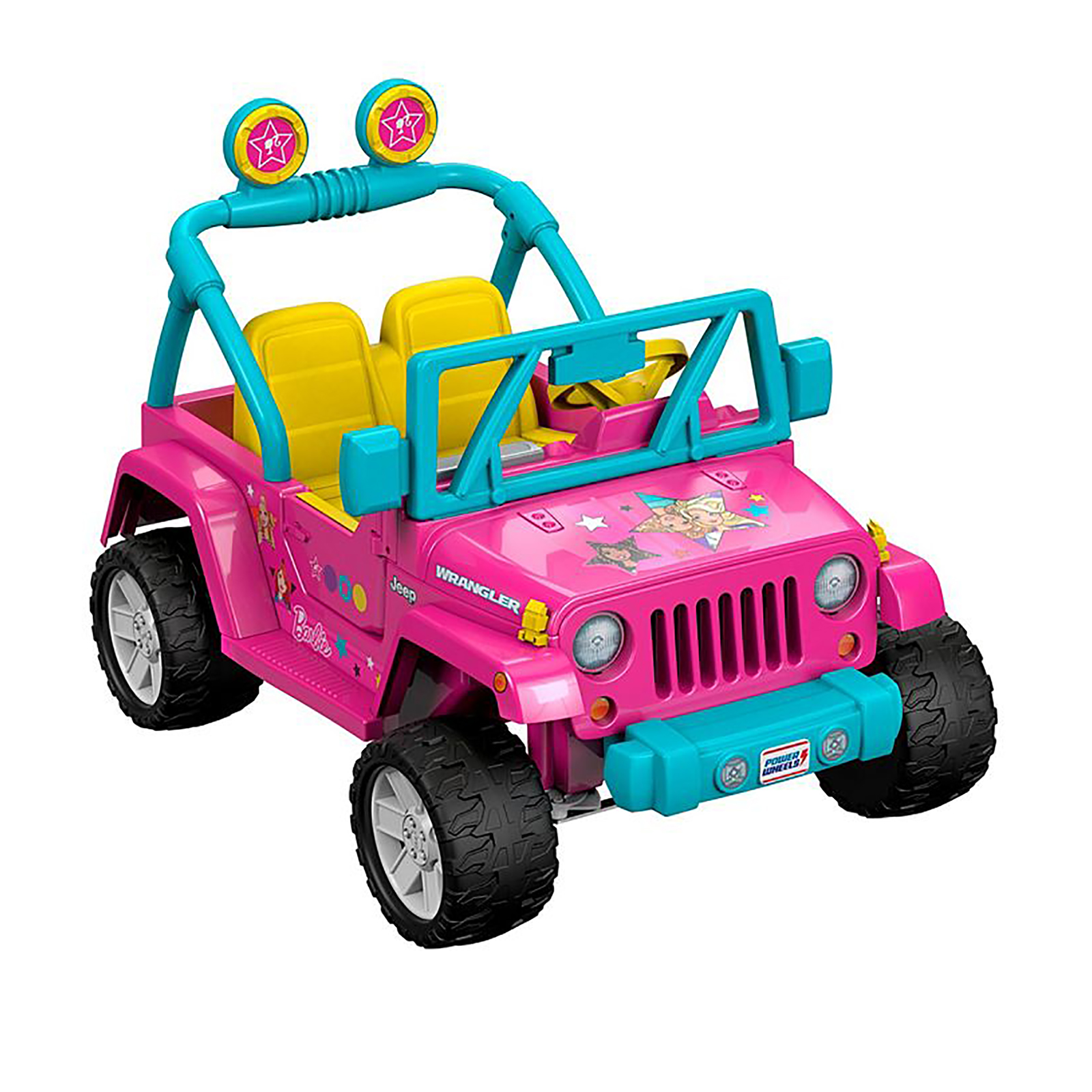 Fisher-Price Power Wheels 12V Barbie Jeep Wrangler Ride On Car