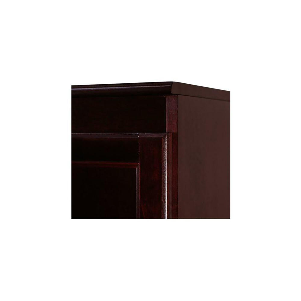 Concepts In Wood 60" 4 Shelf Multipurpose Storage Cabinet - Cherry
