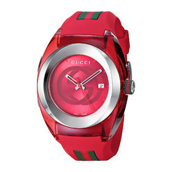 Gucci YA137103 Sync XXL Watch Red
