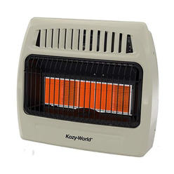 Kozy World Comfort Glow KWN521 Comfort Glow 30,000 BTU Vent Free Natural Gas (NG) Infrared Plaque Gas Wall Heater KWN521