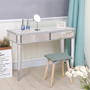 Costway 2 Drawer Vanity Makeup Desk Console Sears Marketplace