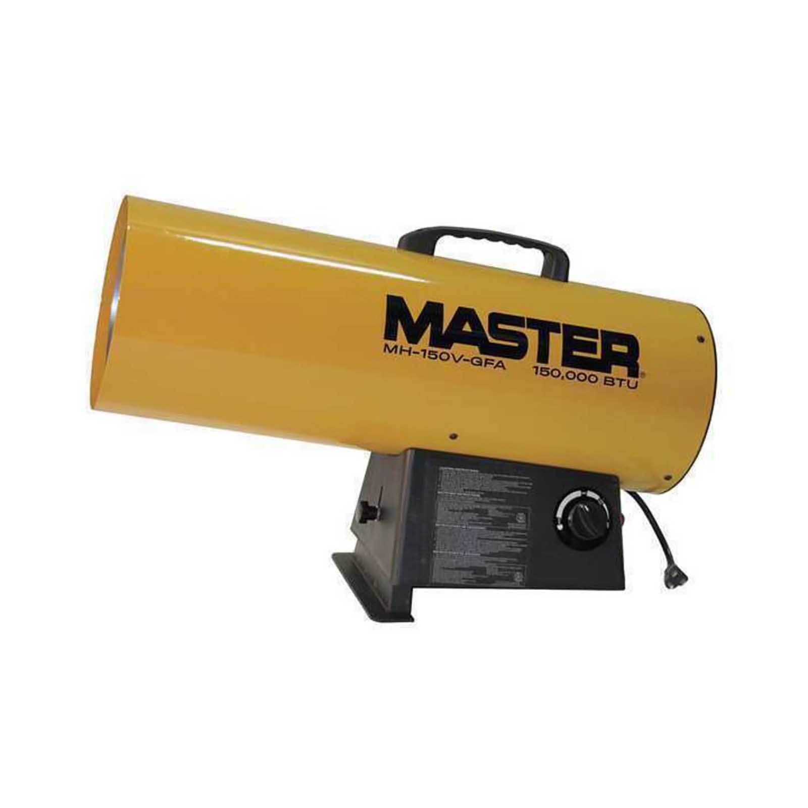 Master MH-150V-GFA-A Portable Propane Forced Air Heater w/ Variable Control