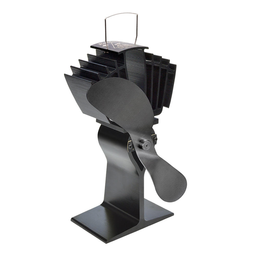 Ecofan AirMax Heat Powered Stove Fan - Black