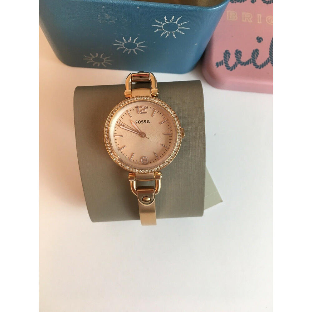Fossil ES3226P Georgia Women's Stainless Steel Watch - Rose Gold